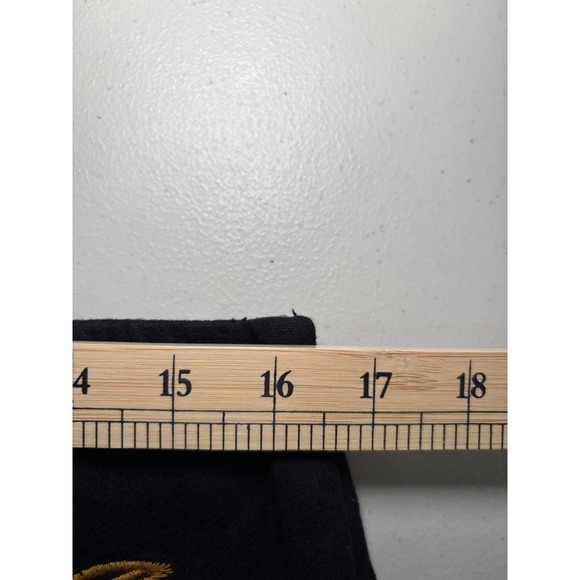 LOFT Black Embroidered 100% Cotton Lined Mini Skirt 12 Floral Side Zip - Picture 7 of 11